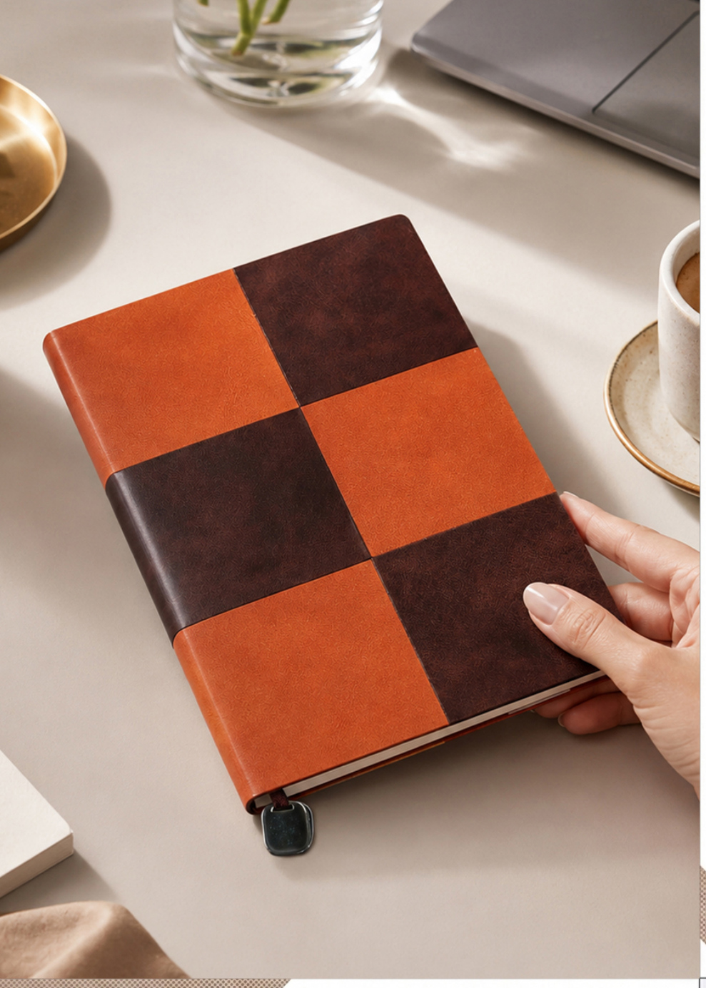V-704A Signature Stitched Edge Corporate Journal